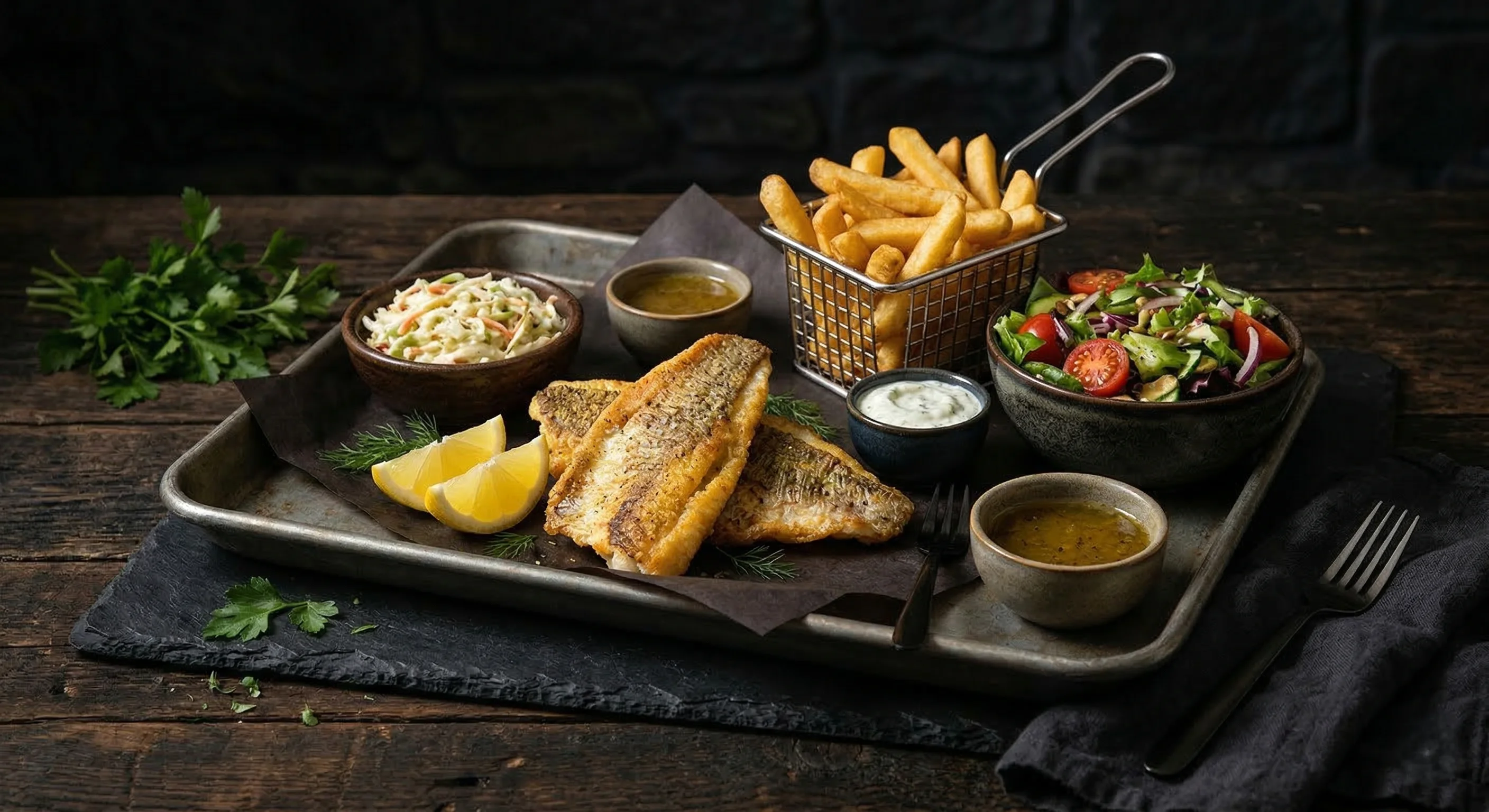 Fresh dishes served at London Hometown Grill in St. Thomas, ON